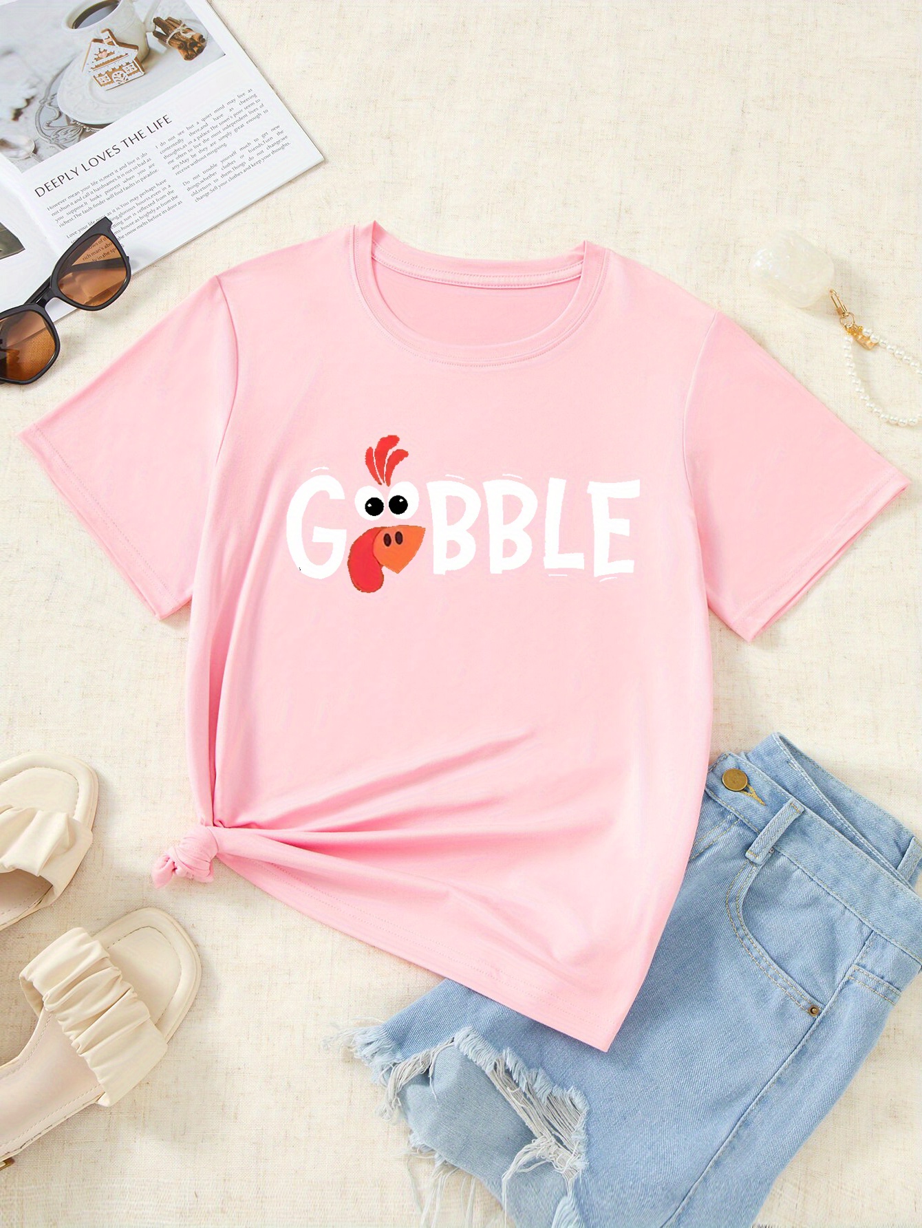 1984381 Chicken Print Long Sleeve Tee