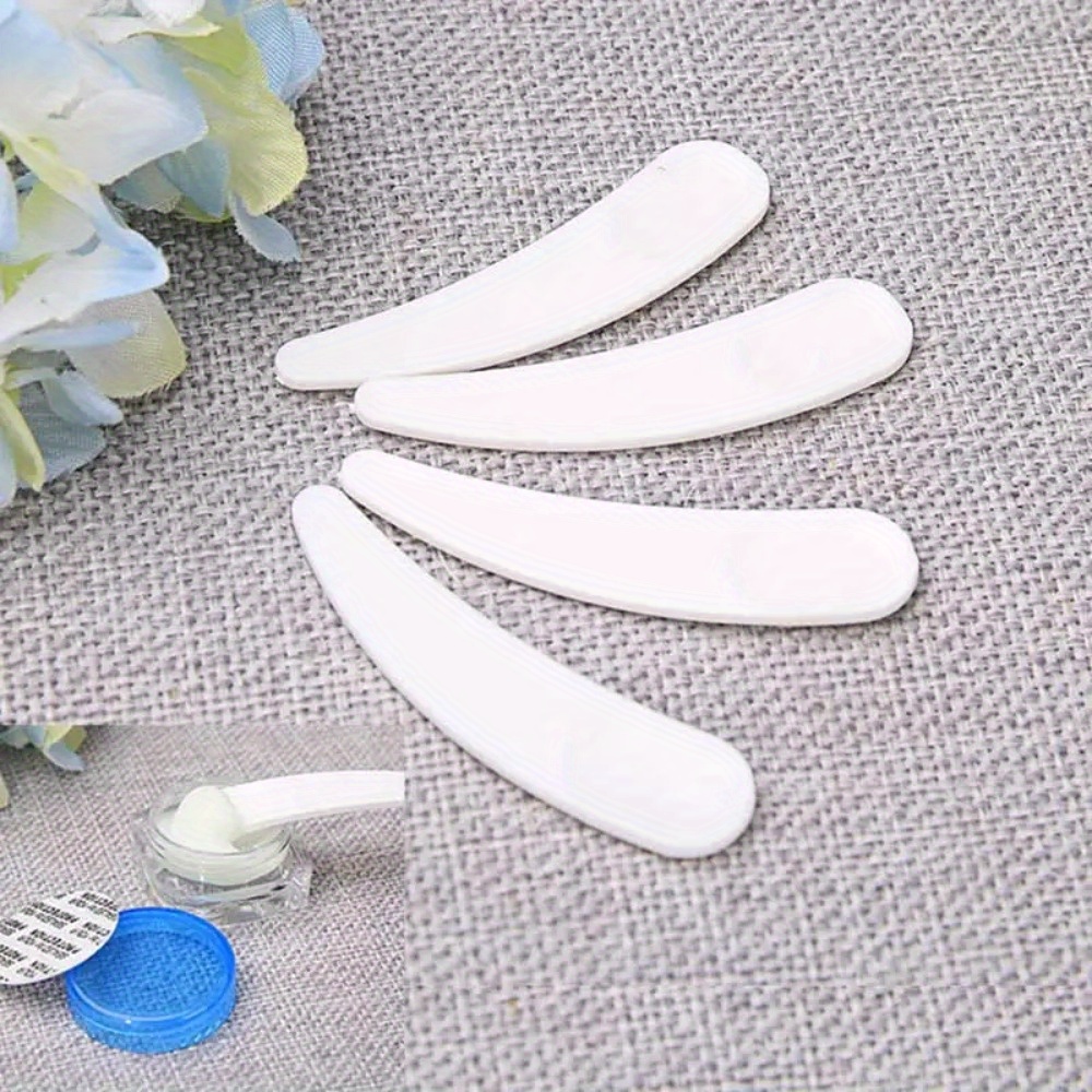 

10pcs Mini Cosmetic Spatula Disposable Curved Scoops Facial Mask Eye Cream Makeup Stick Make Up Beauty Tool Accessories