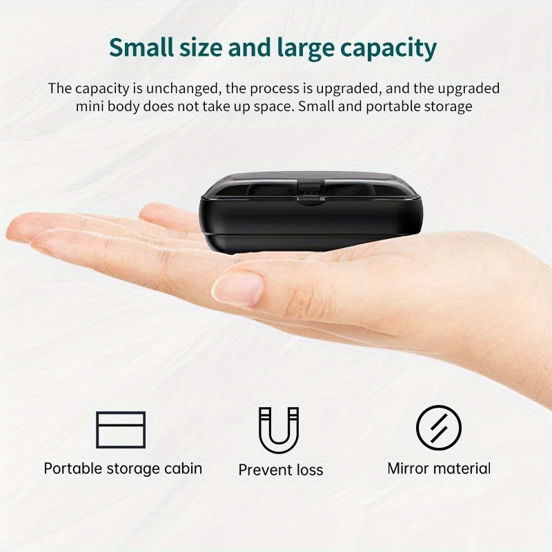 9D Stereo BT Kulaklıklar, TWS Kablosuz Kulaklık, Spor Kulaklık, Şarj Kutulu Gürültü Azaltma Kulak İçi Kulaklıklar_voghion.com