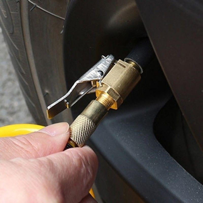 1pc Car Automotive Inflatable Pump Connector Quickly Fill Your Tires with a Press-on Nozzle