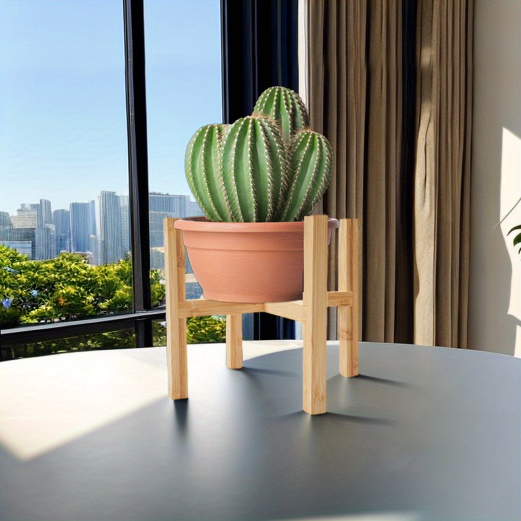 

1 Pack, Indoor Flower Stand Indoor Plant Stand Flower Pot Bamboo Plant Holder Modern Flower Stand For Living Room Corner Balcony And Garden Garden Tools