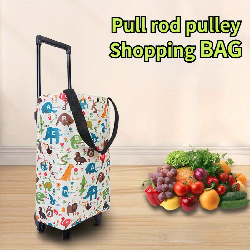 

1pc Trailer Bag Folding Hand Trolley, Camper, Shopping Cart Pickup Pickup, Trolley Bag, Pickup Pickup, Home Kitchen Supplies, Supermarket Shopping Bag