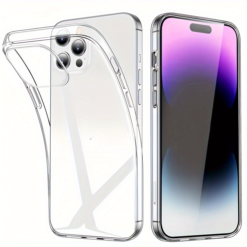 

Transparent Phone Case For 15 11 12 13 14 Pro Max Soft Tpu Silicone For X Xs Max Xr 8 7 Plus Back Cover Clear Case