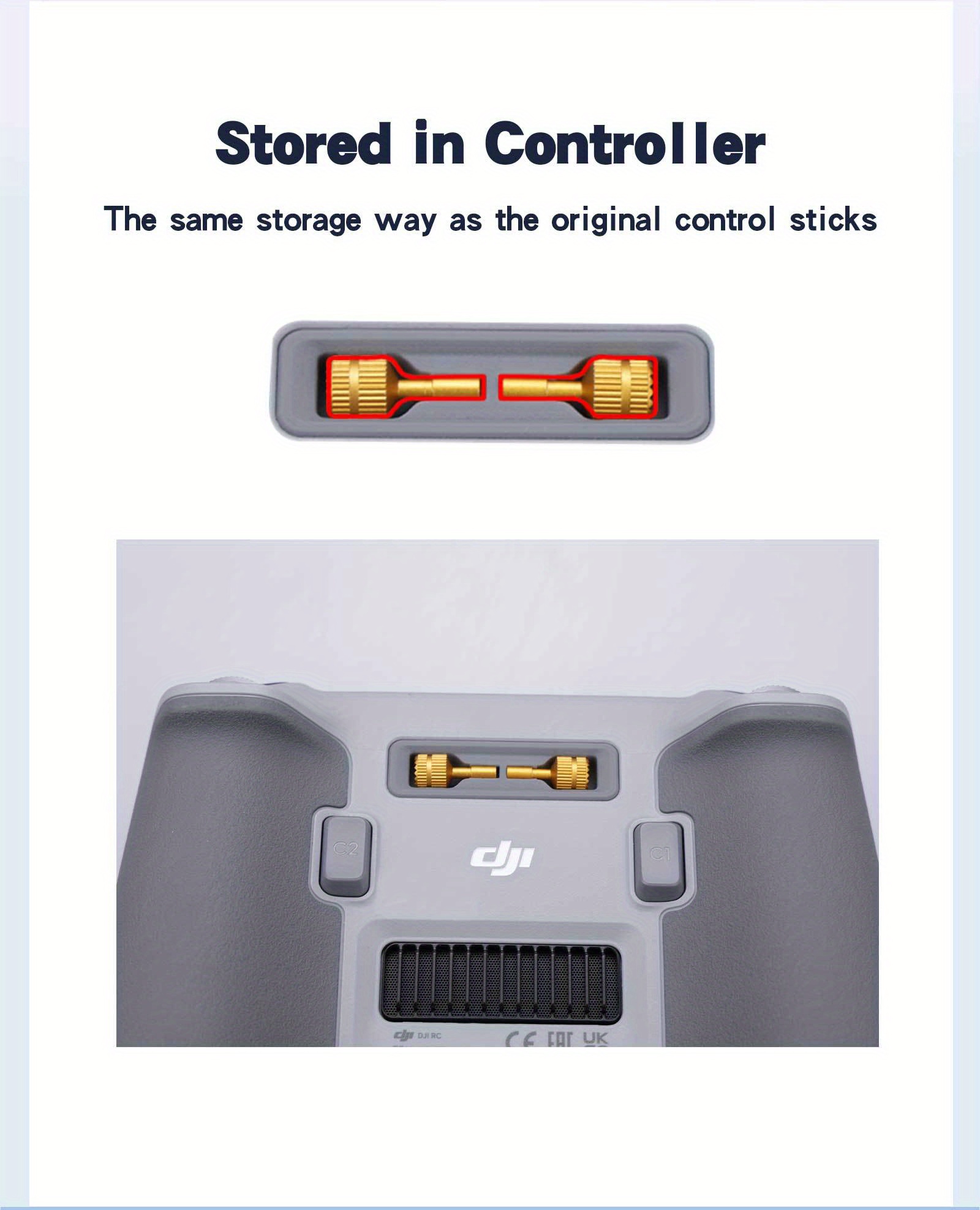 remote controller joystick for dji rc rc 2 thumb rocker replace control sticks for dji   mini 4 pro air 3 accessories details 2