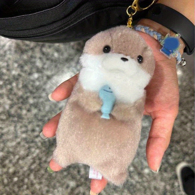 Kawaii Prayer Otter Plush Toys Soft Sea Otter Stuffed - Temu Canada