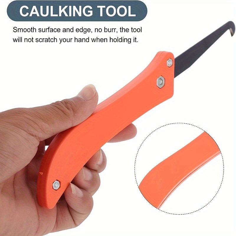 1pc Professional Grout Remover Tool, Folding Beauty Seam Construction Hook Knife, Ceramic Tile Gap Cleaning Tool, Seam Slotter For Kitchen, Bathroom, Bedroom Tile Joints & Corners, Durable Material
