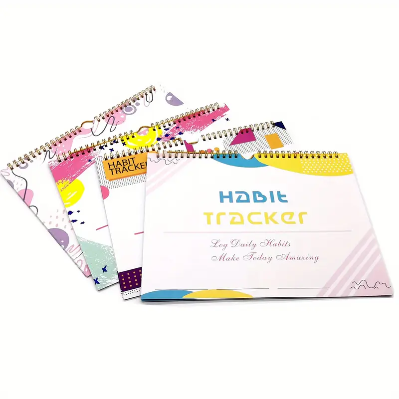 Habit Tracker Calendar, Monthly, Weekly, Daily Habit Planner Tracker With Motivation Journal