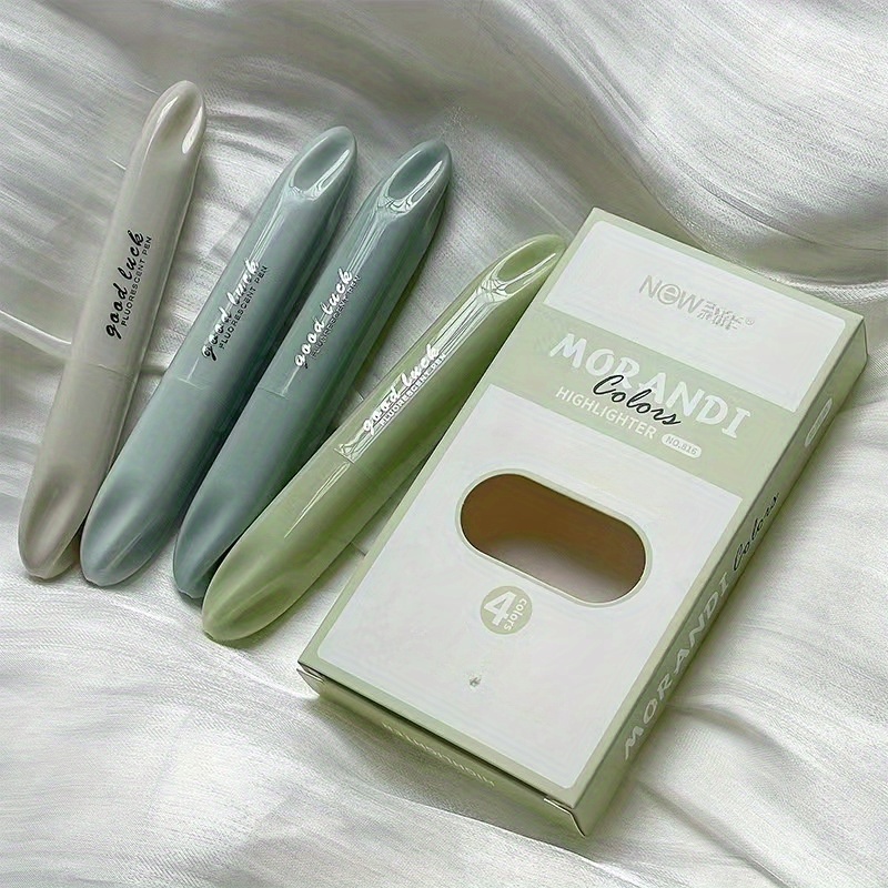 TEMU 4pcs Highlighters, Key Pen, Pen Set, -drying And Not Smudged