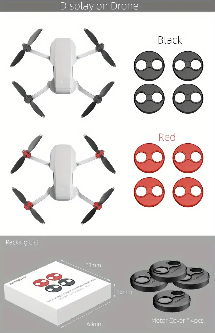 alloy motor cover for dji mini 4 3 pro mavic mini mini se dustproof protection cover guard cap for dji mavic mini drone accessories details 2