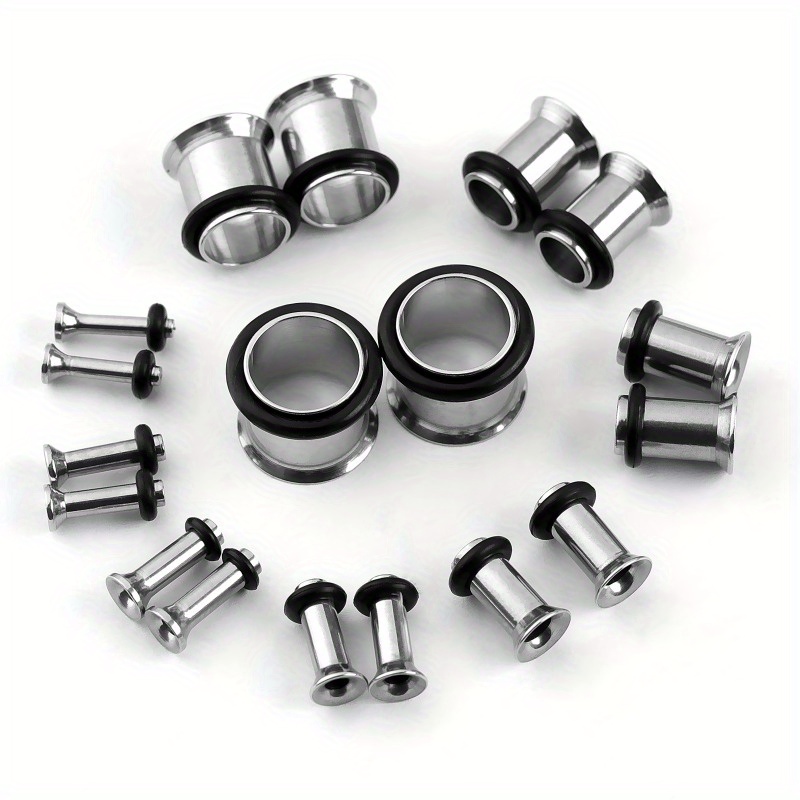 Acrylic Ear Gauges Taper Ear Plug Tunnel Stretching Kit - Temu