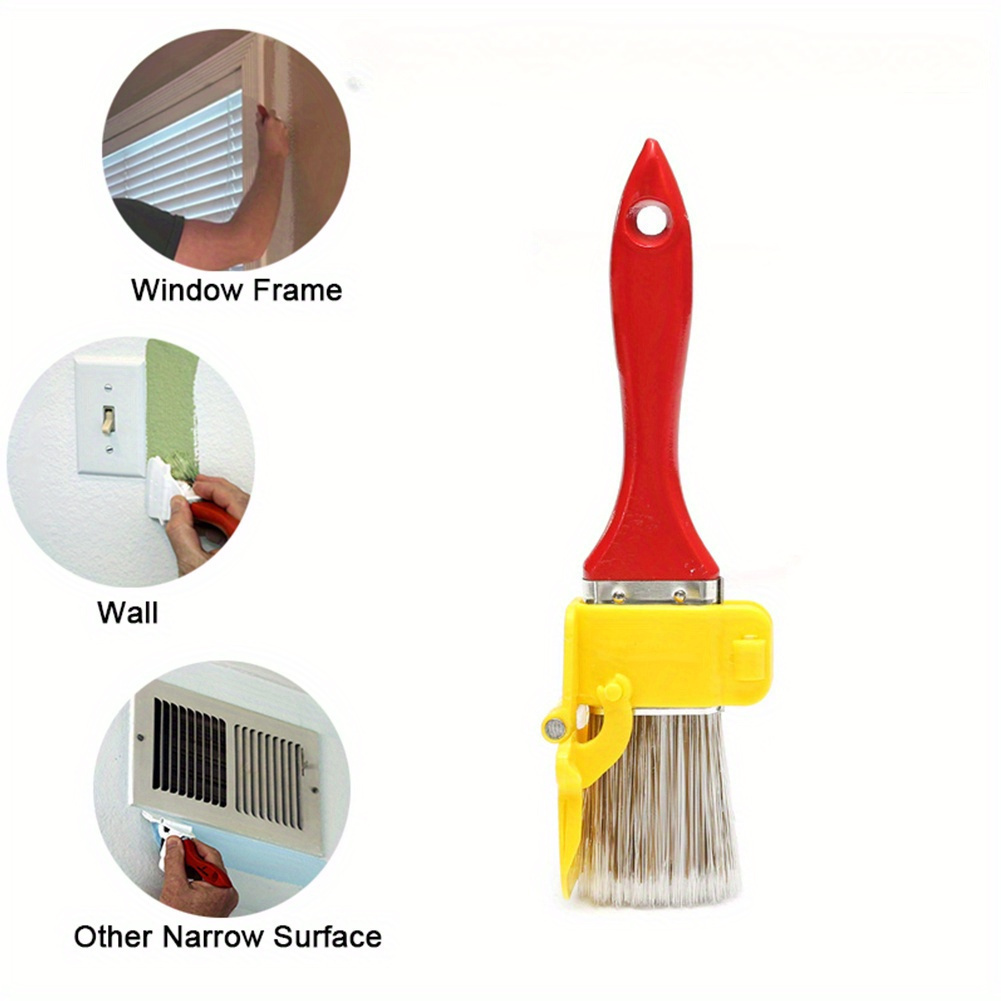 

Clean Cut Profesional Edger Paint Brush Edger Brush Tool Multifunctional For Home Wall Room Detail Paint Tool