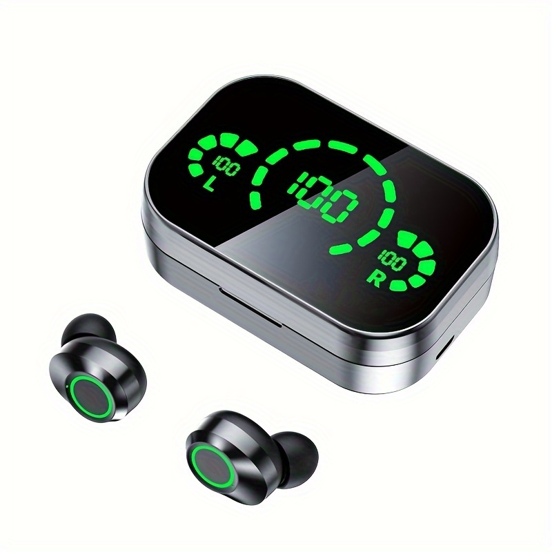 Auricolari con display a LED TWS YD03 Auricolari wireless durevoli con riduzione del rumore e auricolari ricaricabili per sport all'aria aperta, ciclismo, regalo di festa Compat_voghion.com