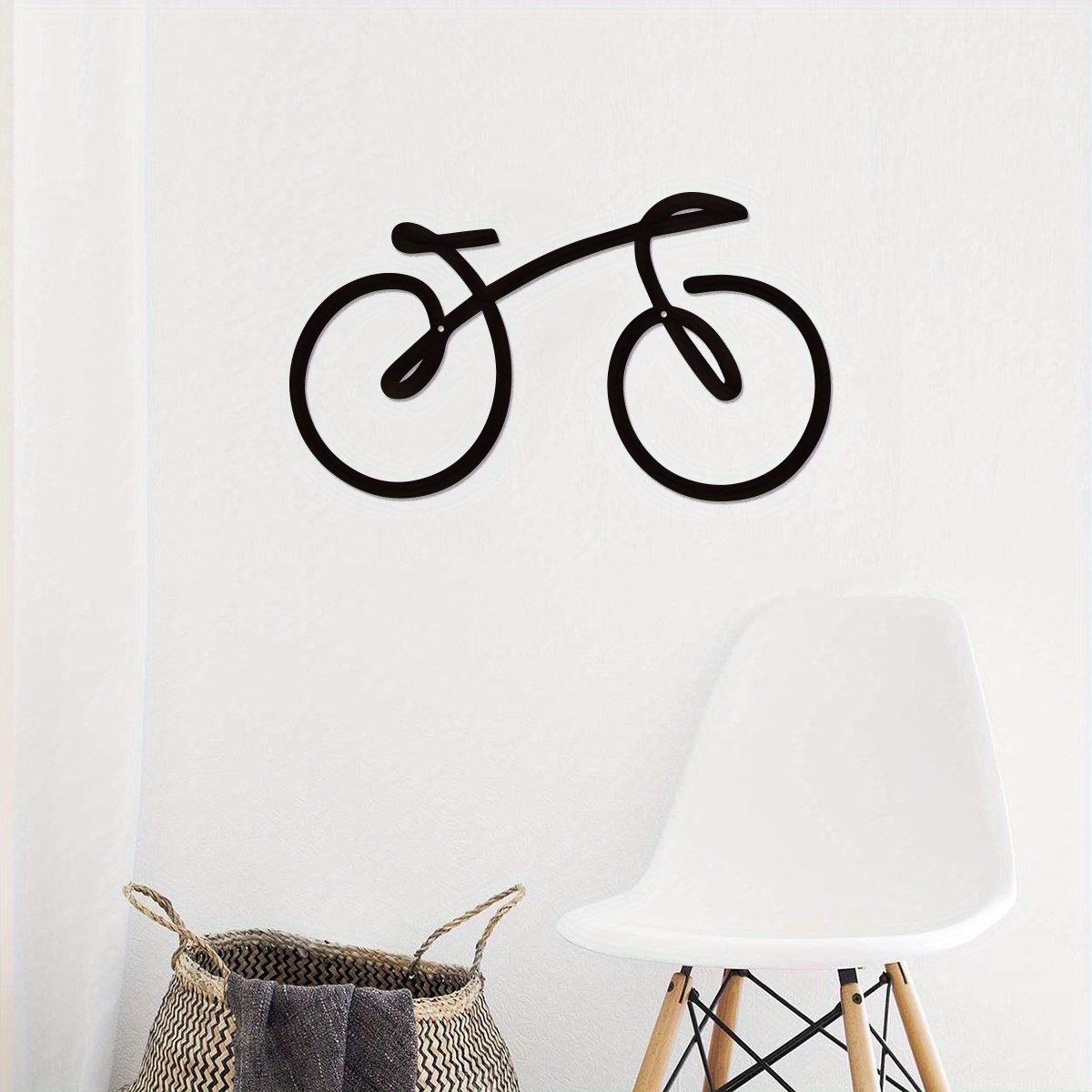 

1pc Geometric Bicycle Metal Wall Art Wall Art Vintage Bike Metal Wall Art Decor Antique Style Bicycle Wall Art Black Metal Wall Decor Home Decoration Bedroom Living Room Decor Housewarming Gift