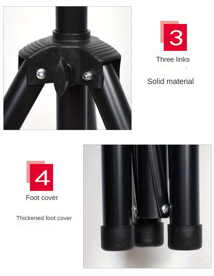 1pc speaker tripod stand projector sound stand floor stand ktv tray multifunctional telescopic folding tripods details 7