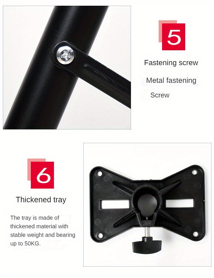 1pc speaker tripod stand projector sound stand floor stand ktv tray multifunctional telescopic folding tripods details 8