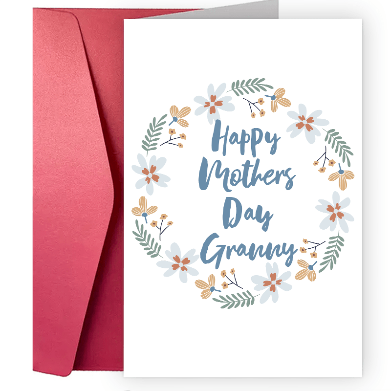 

A Fun And Creative Mother's Day Greeting Card - Granny, Wishing You A Joyful Mother's Day, Happy Mother's Day Granny