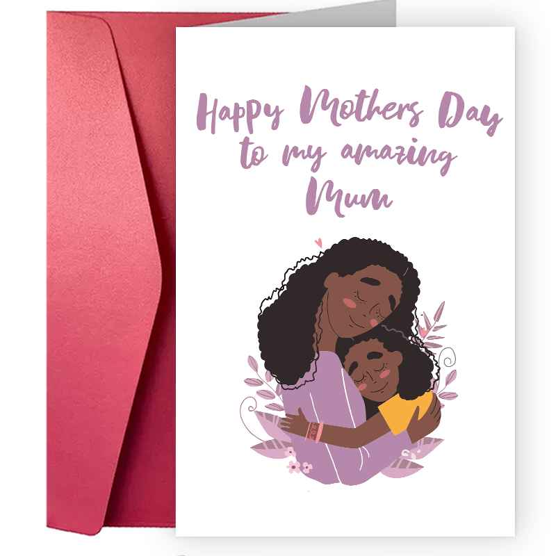 

1 Funny Creative Mother's Day Greeting Card Mothers Day Greeting Card - Mum, Mummy, Mother, Happy Mothers Day Card, Amazing Mum, For Black Mum
