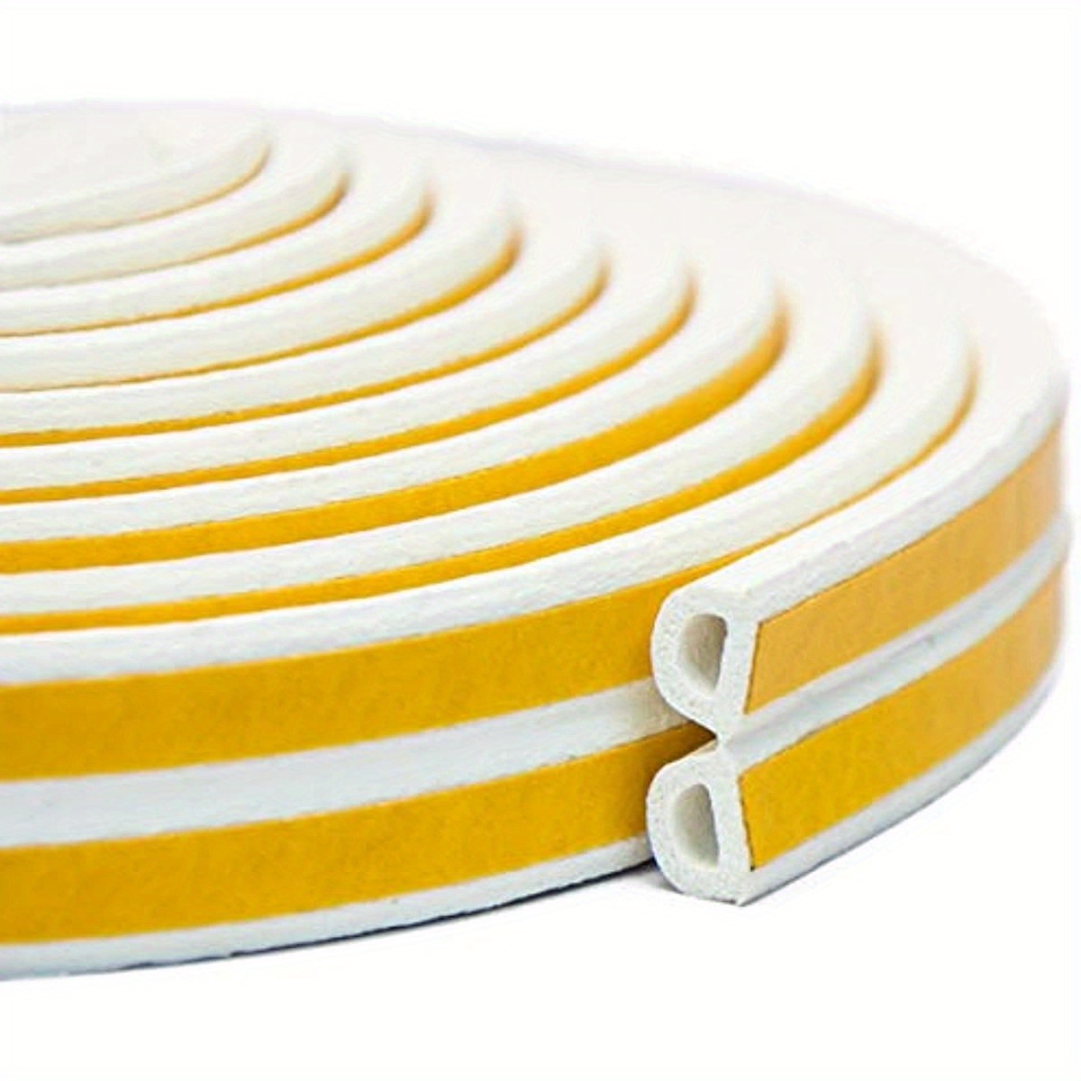 16.5ft Stripping, Self Adhesive Foam Window Seal Strip For Doors And Windows Weatherstrip Blocker,7/20-inch X 6/25-inch