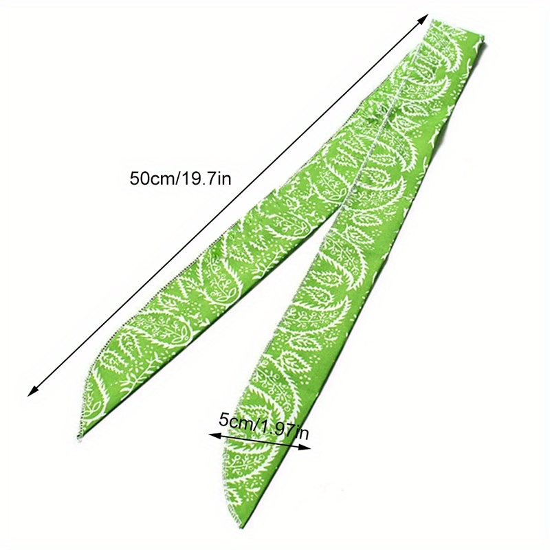 5 Pcs Cool Scarf Neck Wrap Cooling Bandana Scarf Reusable Ice Scarf