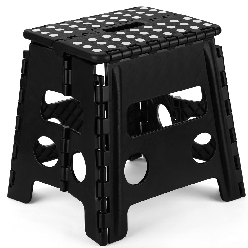 

1pc Non-slip Foldable Step Stool, Portable Lightweight Small Stool With Handle For Outdoor Camping, Fishing, Picnics And Trips