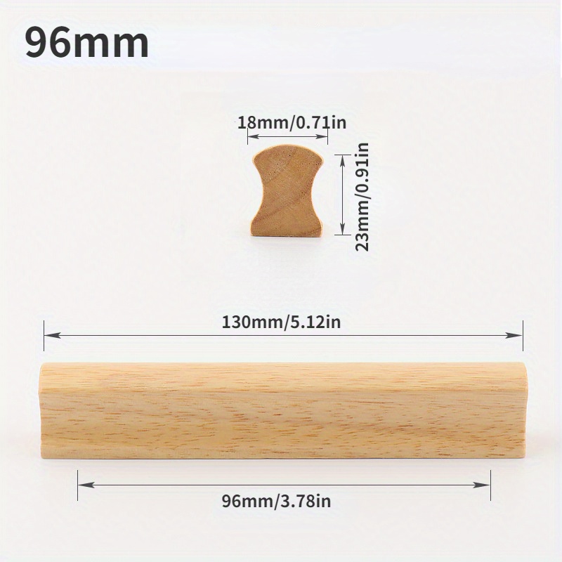1pc Unfinished Wood Drawer Knobs Pulls Handles, Kitchen Cabinets Furniture Dresser, Wardrobe Cupboard Drawer Knobs, Pulls Handles