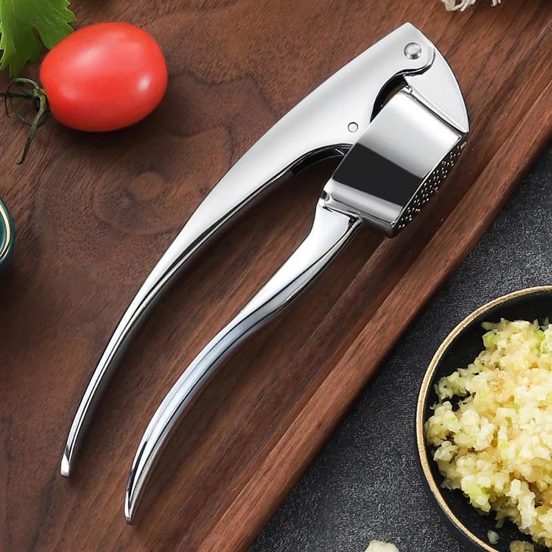 1pc garlic press multifunctional stainless steel garlic   garlic mincer washable garlic crusher kitchen garlic chopper ginger squeezer garlic masher garlic mincer kitchen stuff kitchen gadgets details 1