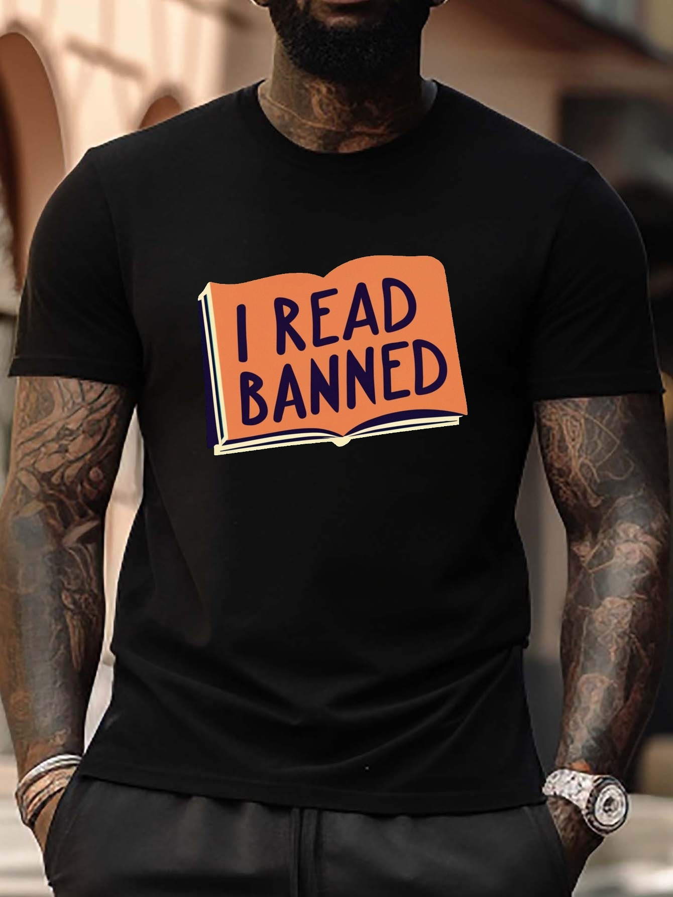 ALLTB Drink Tea Read Books Be Happy Shirt Women Book Lovers