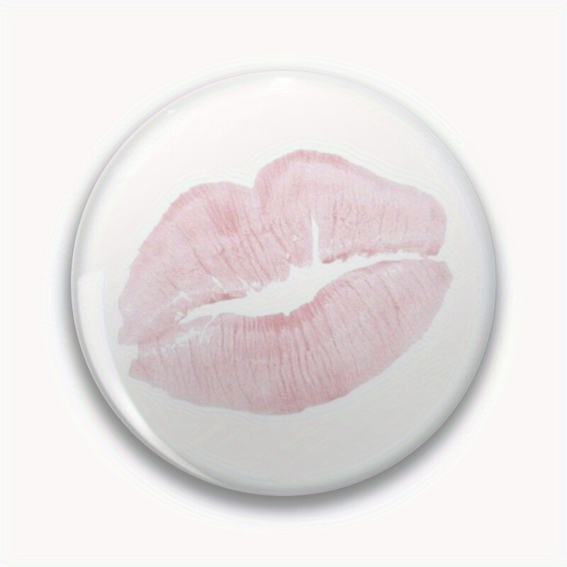 

44mm/1.7inch Fashion Creative Design Lip Pattern Plastic Brooch