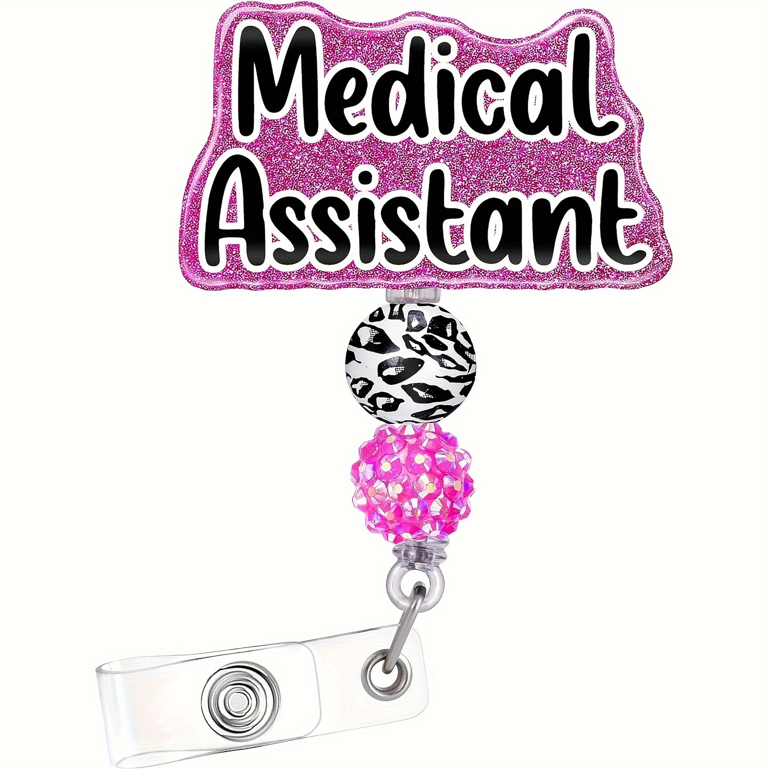 1pc Creative Badge Reel, Retractable Badge Holder with Clip for Nurse and Doctor,Cell Phone,Cat,Anime,Car,Home,Flowers,Laptop,Laptops,Valentine's