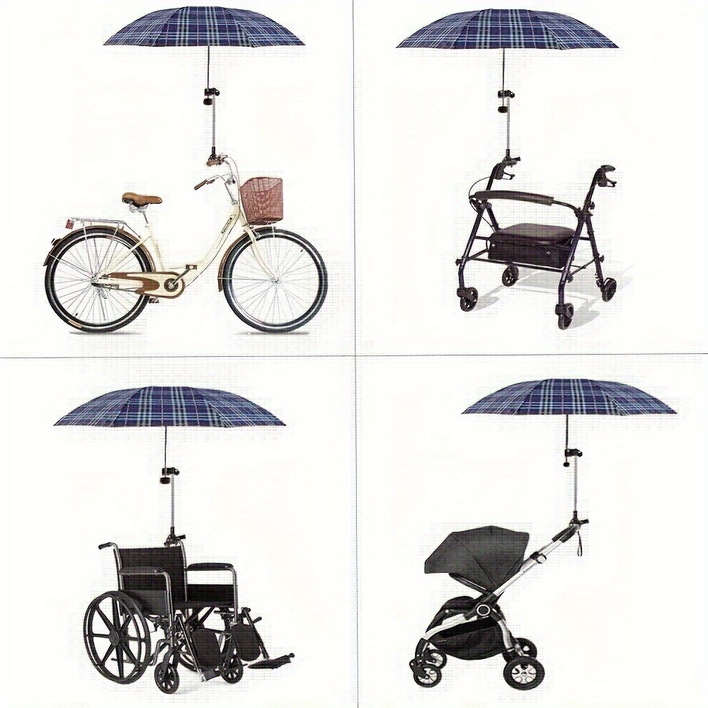 stroller umbrella mount hands free protection sun Temu Saudi Arabia