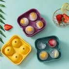 1pc ice cube mold plastic ice cube tray ball shape ice mold multifunctional household chocolate mold ice cube trays for freezer cocktail kitchen stuff kitchen tools