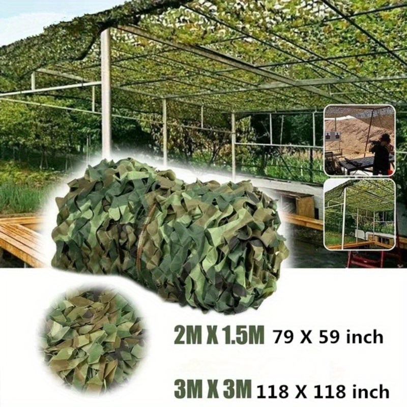 

1pc Camouflage Sunshade Mesh Nets, Lightweight Durable Sunshade Patio Garden Decoration For Blind, Camping, Photography, Jungle Adventure