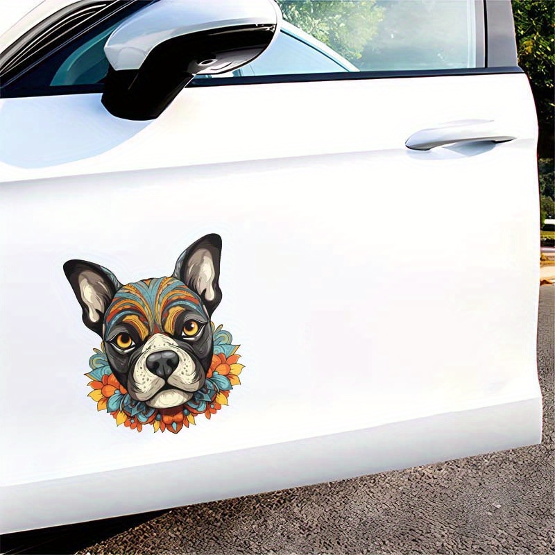 

Boston Terrier Stickers - Waterproof Vinyl Decals For Car Bumpers, Laptops, Water Bottles, Luggage, Wall And Window Stickers