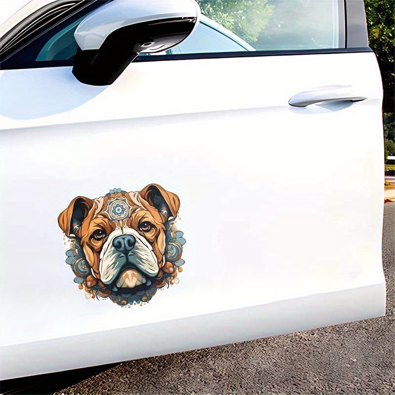 

Bulldog Car Decals - Waterproof Vinyl Decals For Car Bumpers, Laptops, Water Bottles, Luggage, Wall And Window Stickers