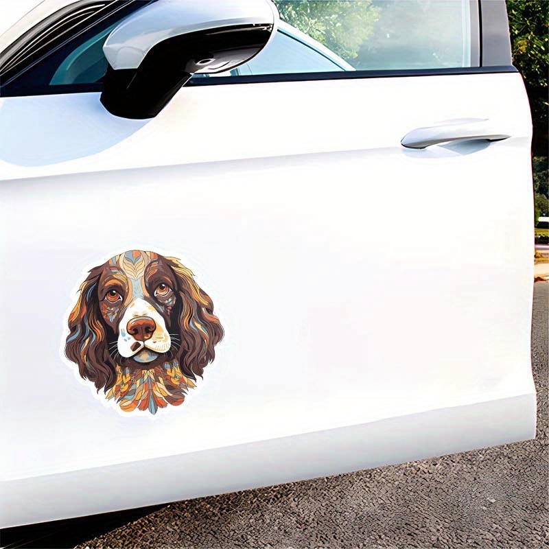

English Springer Spaniel Stickers - Waterproof Vinyl Stickers For Car Bumpers, Laptops, Water Bottles, Luggage, Wall And Window Stickers
