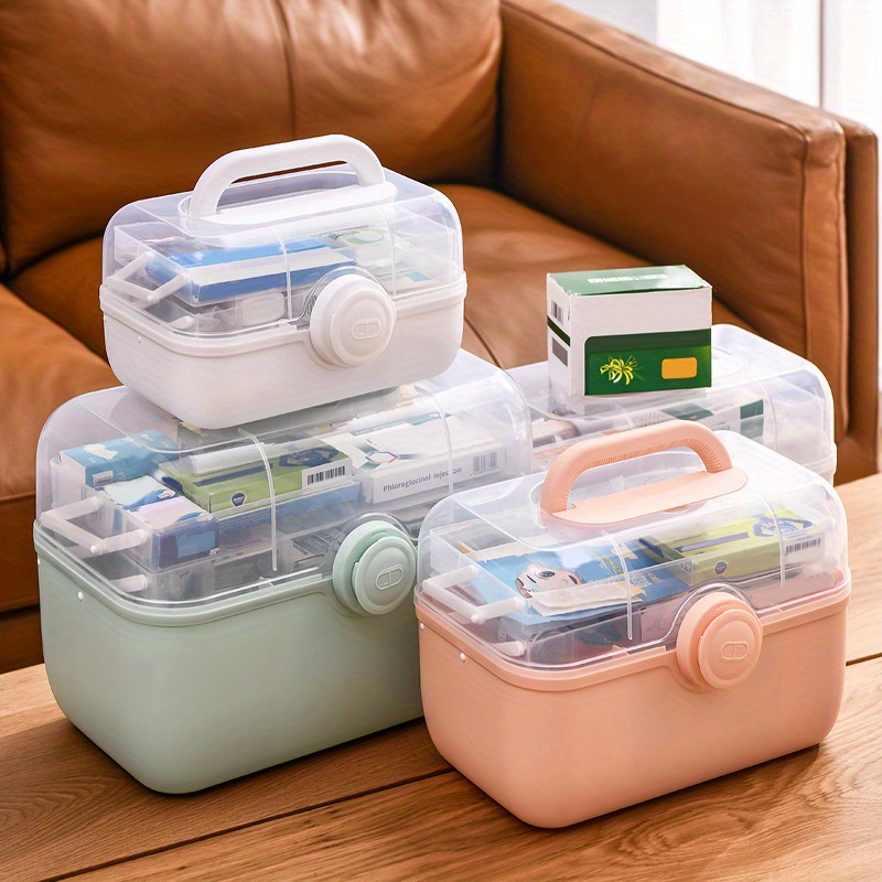 Plastic Storage Box Medical Box Organizer Multi-Functional