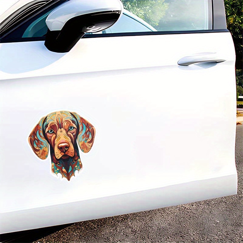 

Vizsla Dog Stickers - Waterproof Vinyl Decals For Car Bumpers, Laptops, Water Bottles, Luggage, Wall And Window