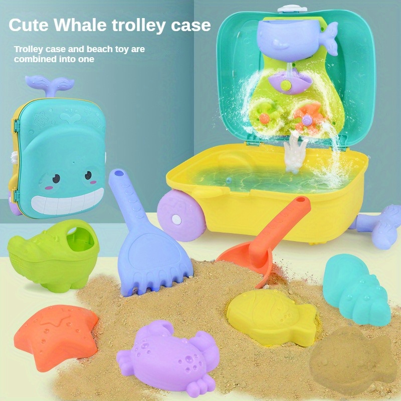 luggage sand toy