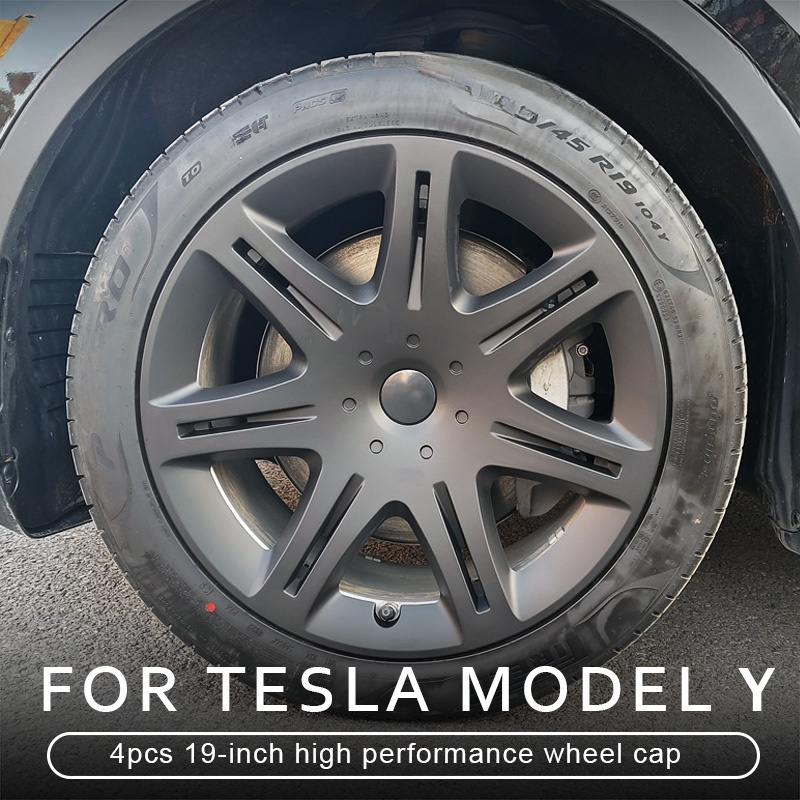 18インチホイールカバー 4個 テスラモデル3ハイランドハブキャップ交換  