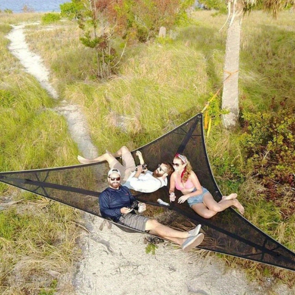 Portable Hammock Camping Accessories Gear Outdoor Indoor Hanging Bed  Sleeping