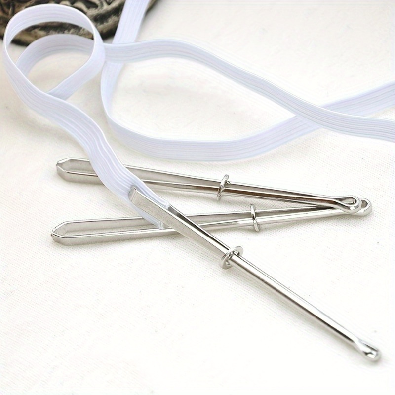 

1pc Elastic Clip Wearing Elastic Band Clip Belt Threader Sewing Diy Tool Belt Guide Trouser Belt Guide Needle Guide