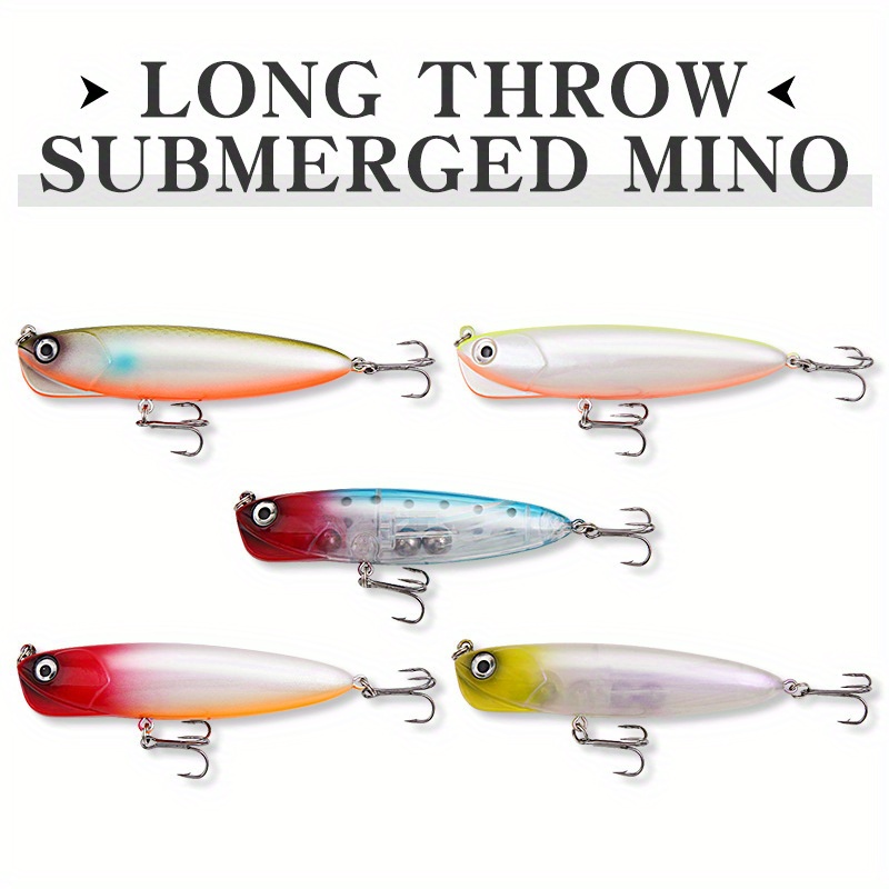 1pc Sinking Hard Bait, Bionic Plastic Lure, Outdoor Fishing Tackle