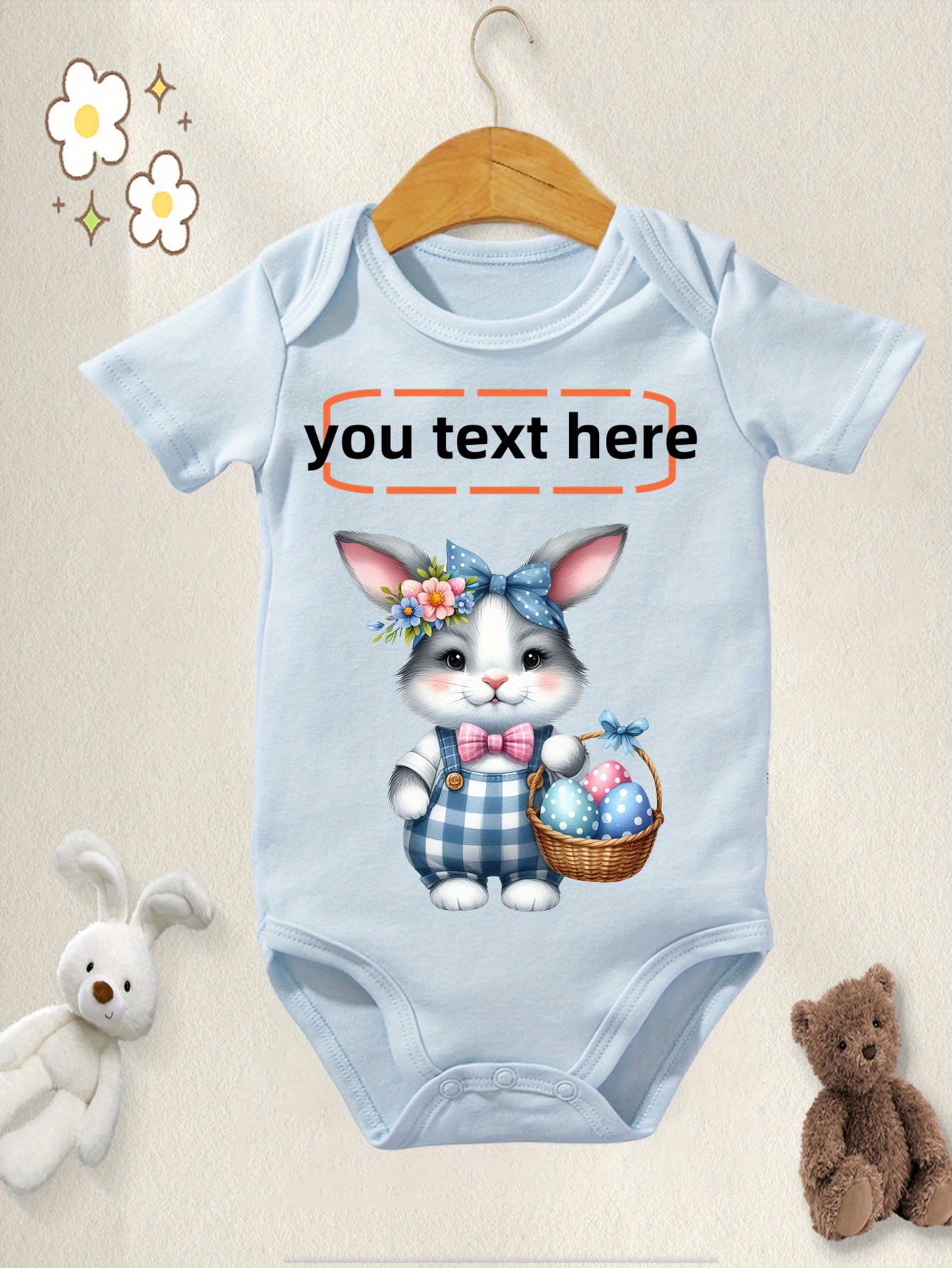 Body de bebé personalizado para bebé de algodón para niño y niña