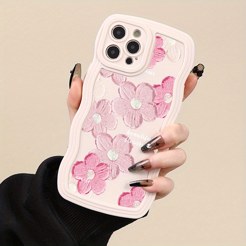 

New Case Luxury Painting Flower Pattern Protective Phone Case For Iphone 11 12 13 14 15 Pro Max For X Xs Max Xr 7 8 Plus 7p 8p Se Shockproof Silicone Soft Case Lens Protection Back Cover