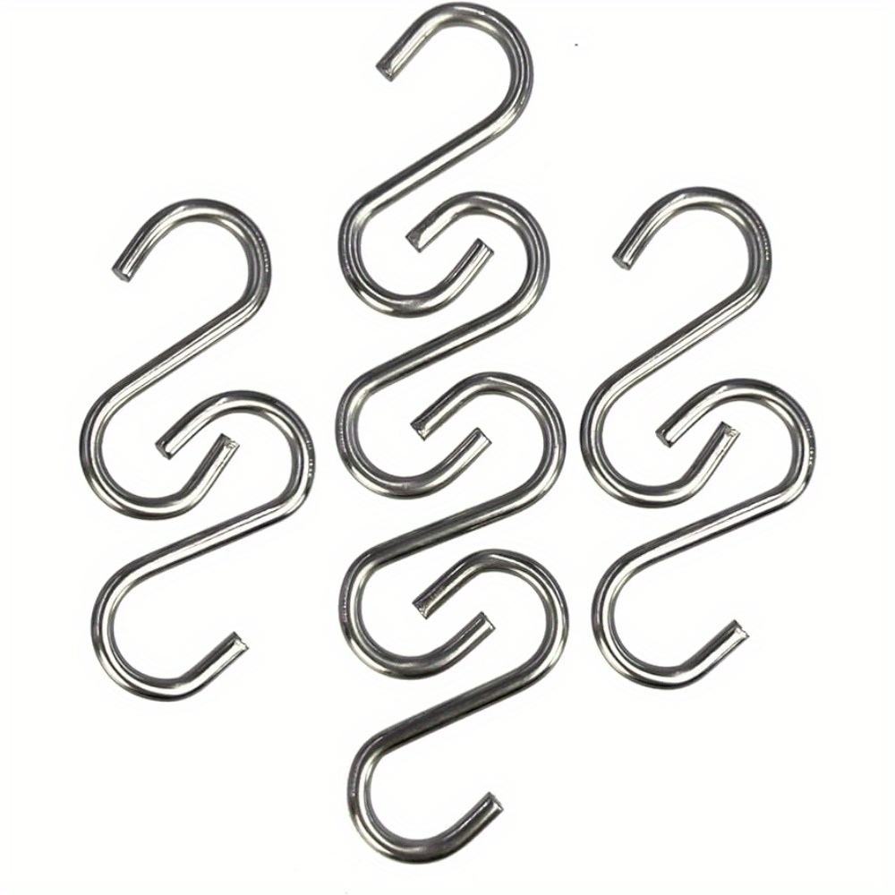 Stainless Steel S shaped S hook S hook Bend Hook Curtain - Temu