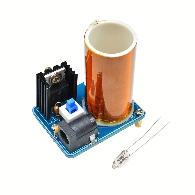 Kit de Bobina Tesla para proyecto DIY Mini - 9-12V BD243, Iluminación Inalámbrica y Transferencia de Energía, Montaje Fácil 10 kit de bobina tesla diy mini - 9-12v bd243, iluminación inalámbrica y transferencia de energía, montaje de accesorio detalles 2
