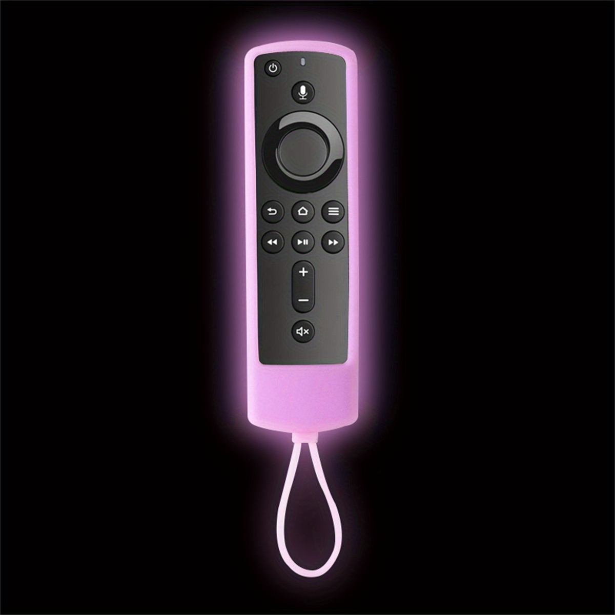 Image of 1pc -the-dark Silicone Remote Cover For & - Protective, Easy- Lanyard Design, Compatible With 4k+, Lite, Cube - Enhances Gaming , No Batteries Needed, Cover|ergonomic Grip Cover| Silicone Material
