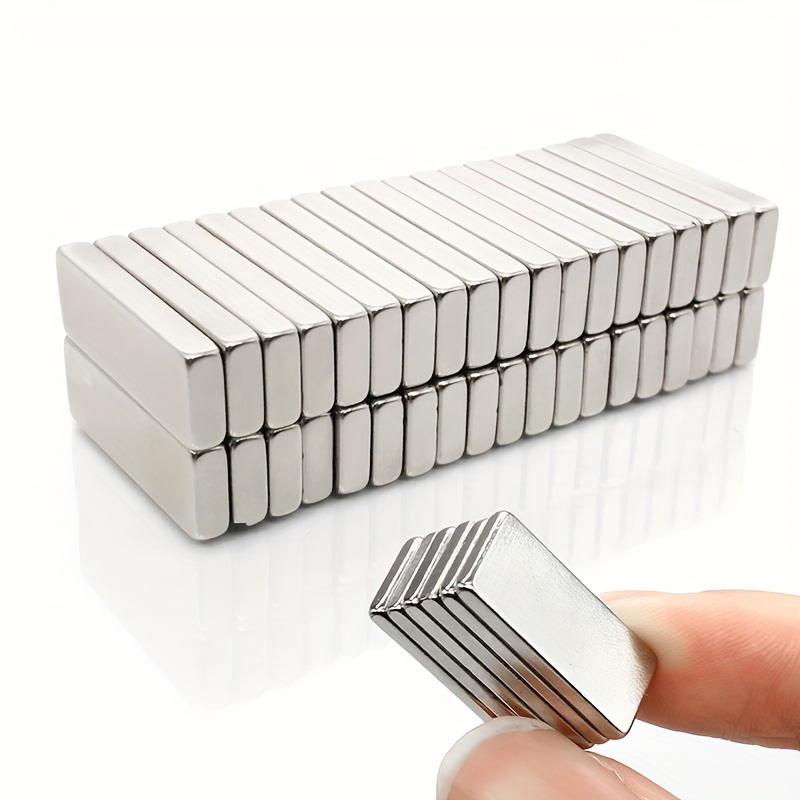 

10pcs Rectangular Metal Durable Magnet For Laboratory/scientific/industrial/tool Storage Purposes