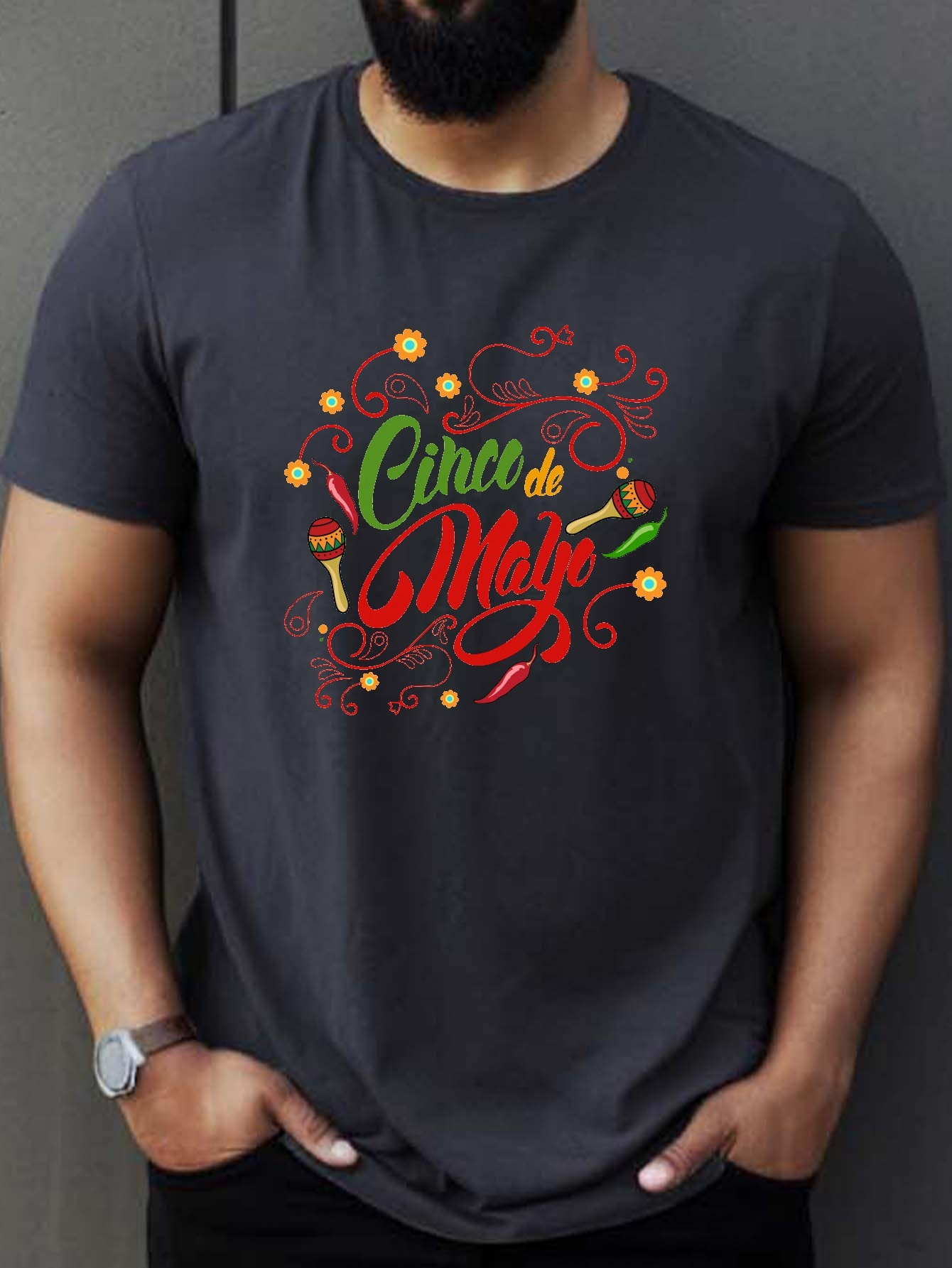mayo letters print men's crew neck t shirt short Temu South Africa