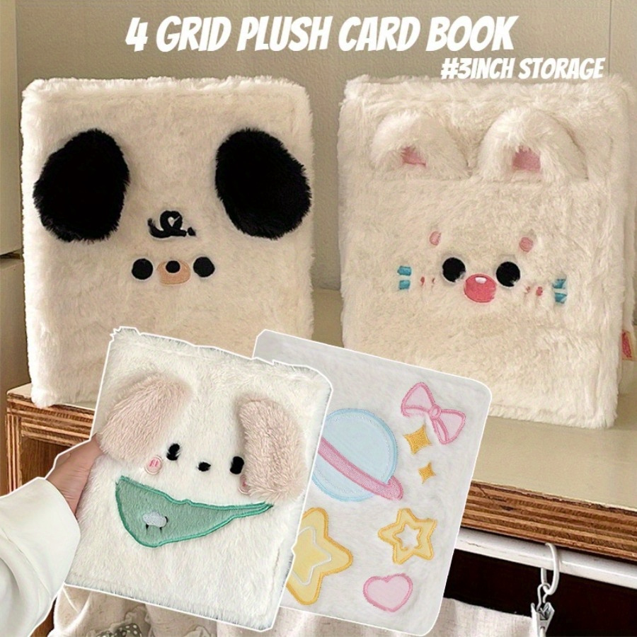 

160pocket Plush Card Book 4 Photo Card Star Chasing Storage Book Photocard